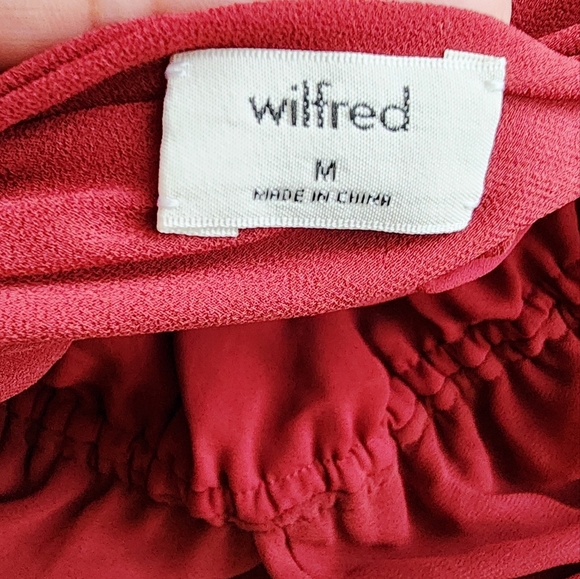 ARITIZA WILFRED BRICK COLOR PLEATED DRESS V NECK A-LINE SZ MEDIUM - Picture 4 of 13